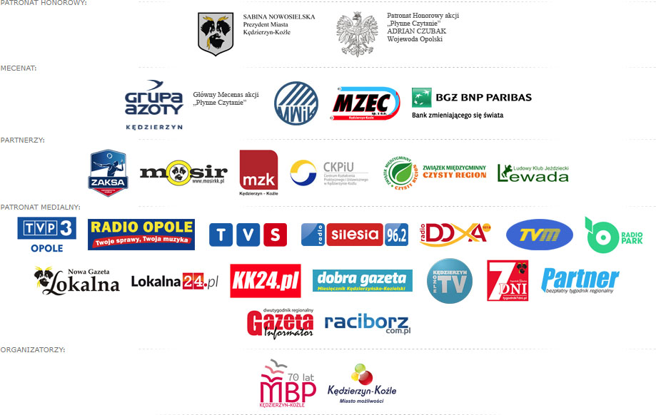 Targi Książki nad Odrą 2018 Logotypy