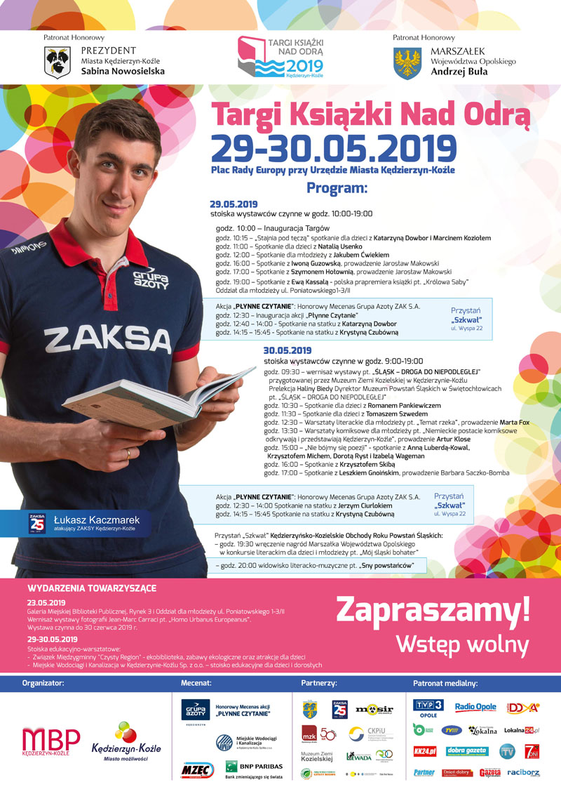 Targi Książki nad Odrą 2019 - Program plakat