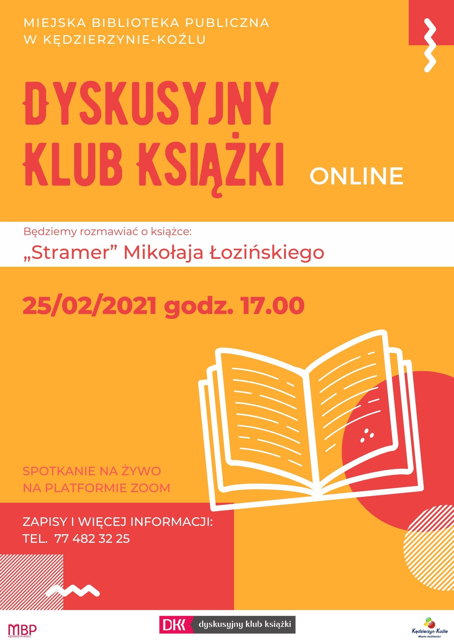 plakat Dyskusyjny Klub Książki