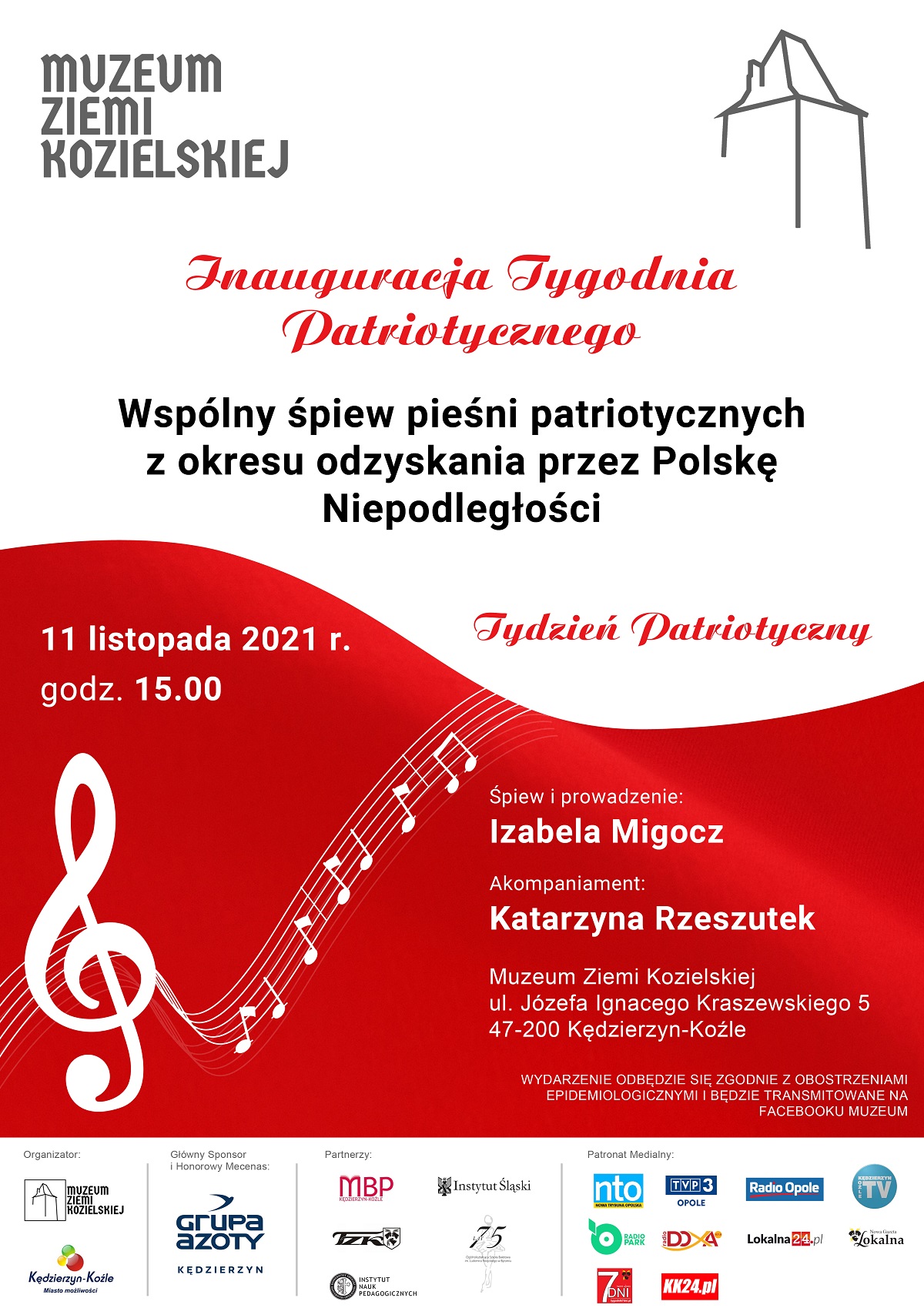 Inauguracja Tygodnia Patriotycznego w dniu 11.11.2021 r.