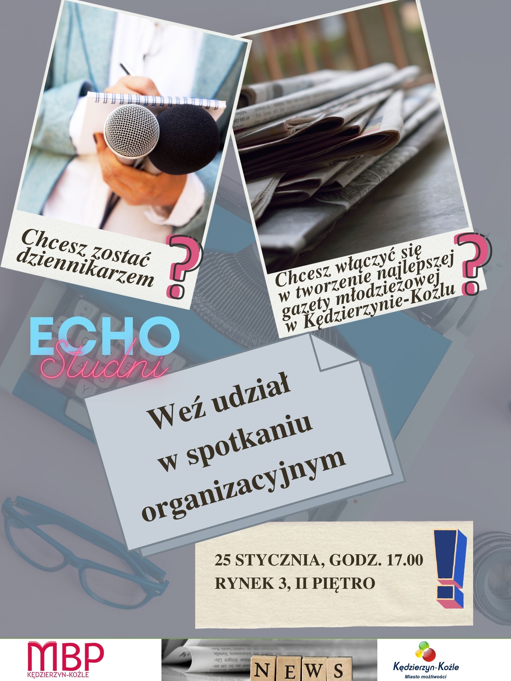 Plakat, Echo Studni, Spotkanie organizacyjne